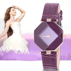 Корейский стиль часы для женщин модный бренд класса люкс кварцевые наручные часы кожа Творческий женские часы Relogio Feminino