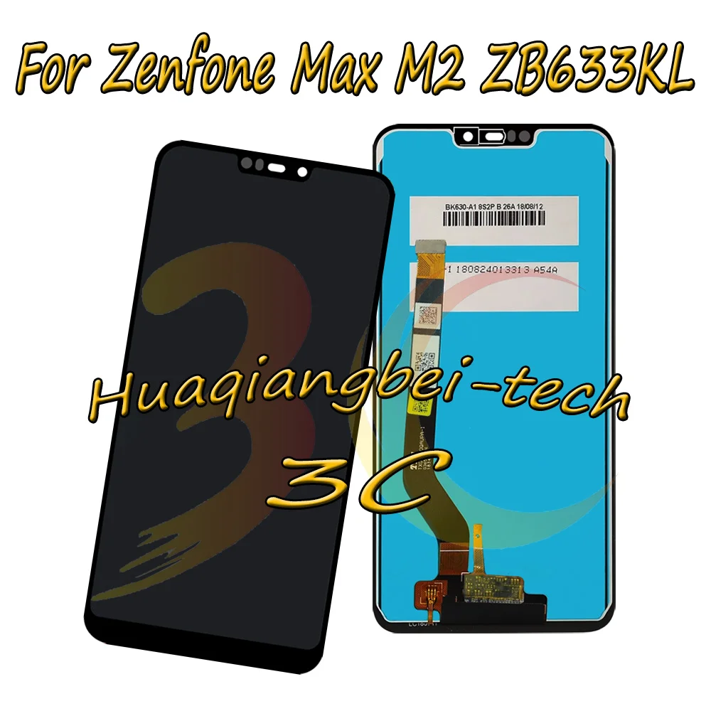 6 26 ''Новый для Asus Zenfone Max M2 ZB633KL/ZB632KL Полный ЖК-дисплей + кодирующий