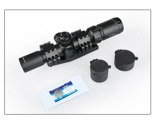 

PPT Tactical Rifle Scope 1.5-4X30 Rifle Scope Red / Green / Blue Illuminated for Hunting gs1-0246