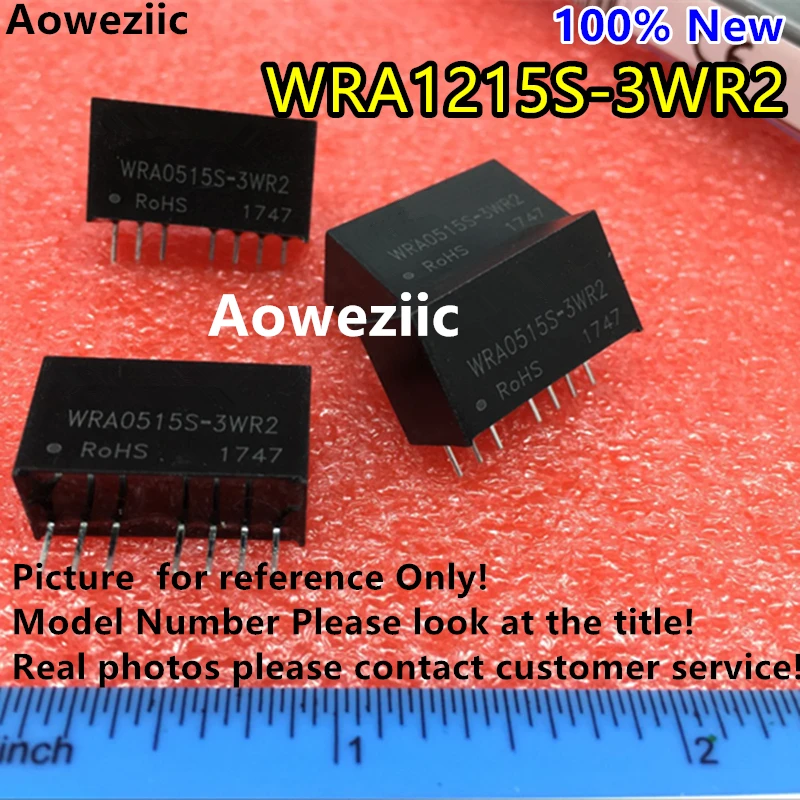 

Aoweziic 2PCS WRA1215S-3WR2 WRA1215S-3W New Original SIP7 Input: 9-18V Dual Regule Output: +15V 0.1A,-15V -0.1A DC-DC Isolate