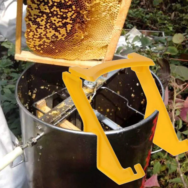 Портативный медовый ковш кронштейн пластиковый материал инструмент пчеловода мед бак пластиковый мед навесной зажим для пакета поддержка apculture