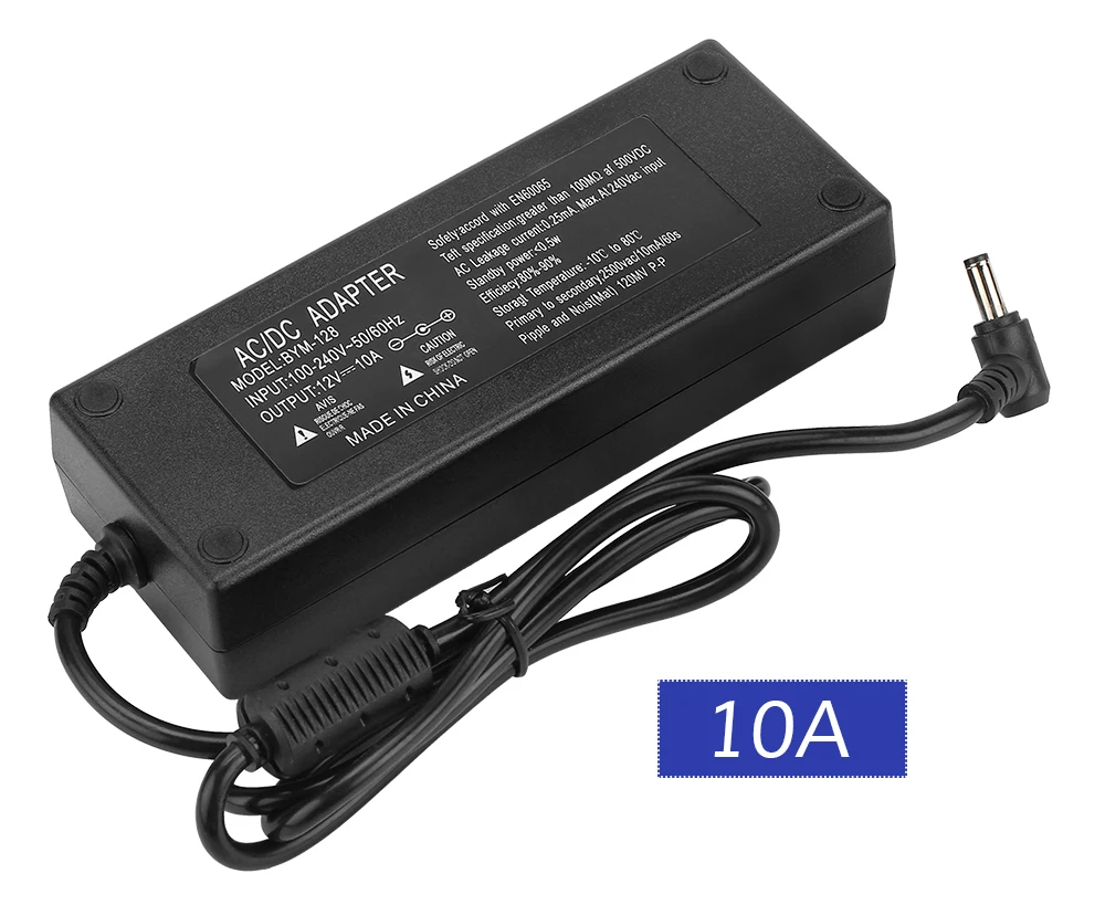 12 В 5A/8A/10A Светодиодный источник питания Светодиодный драйвер Трансформатор AC100-240V к DC12V адаптер питания для светодиодных лент US/UK/EU/AU