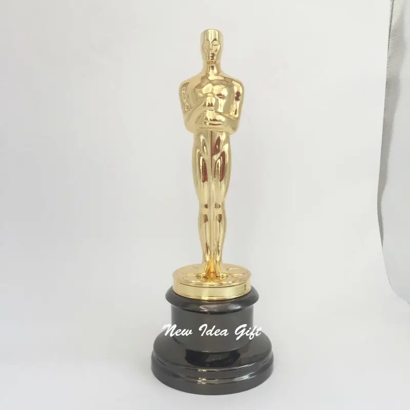 Perpetual 24K настоящий позолоченный металлический трофей Оскар для подарка сувенир Оскар трофей 1:1