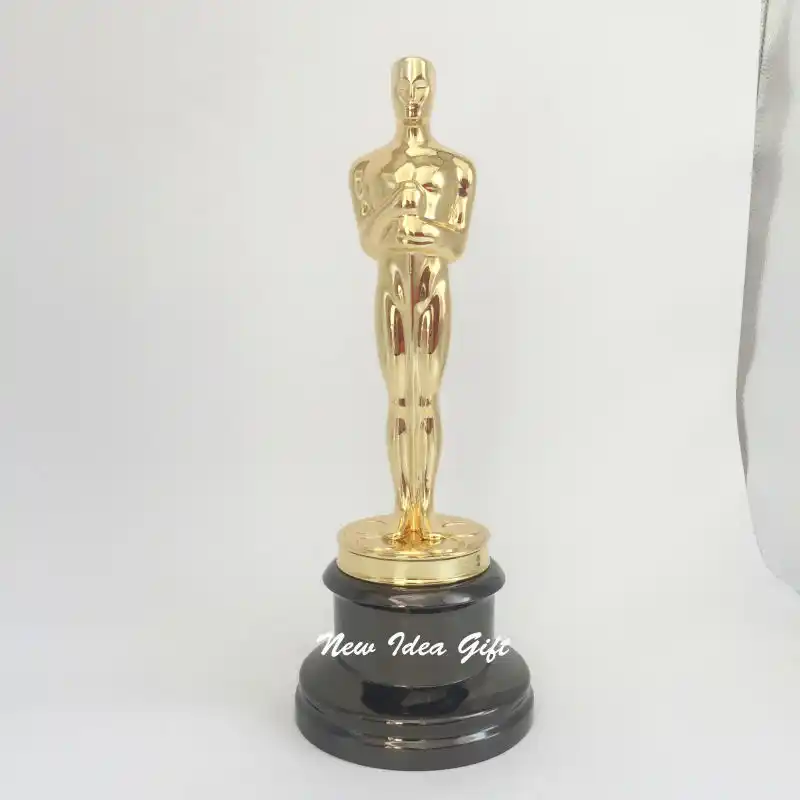 zinc Alloy Oscar Trophy Award Scale 1:1 13.5inches Movie Souvenirs Free Engraving