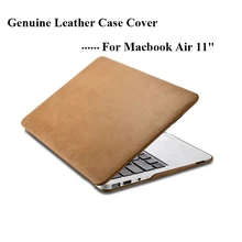 Чехол из натуральной кожи для Macbook Air 1" A1465, чехол-подставка из воловьей кожи для ноутбука Macbook Air 11