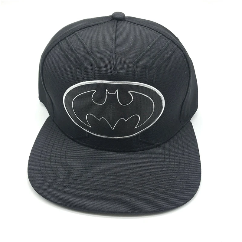 

Cap Batman Men Boys Kids Snapback Dad Hat Black Adjustable Cotton Flat Bill Sports Outdoor Accessory