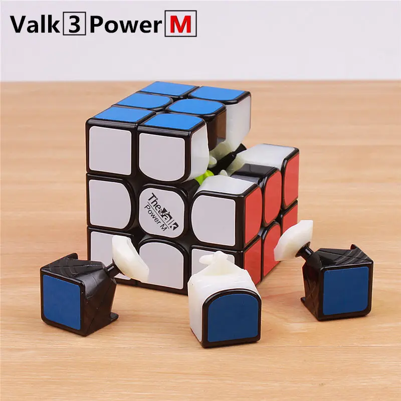 Kopen Qiyi mofangge valk3 power M magneet 3x3 magic speed cube stickerloze puzzel valk 3 magnetische professionele cubes speelgoed voor kinderen