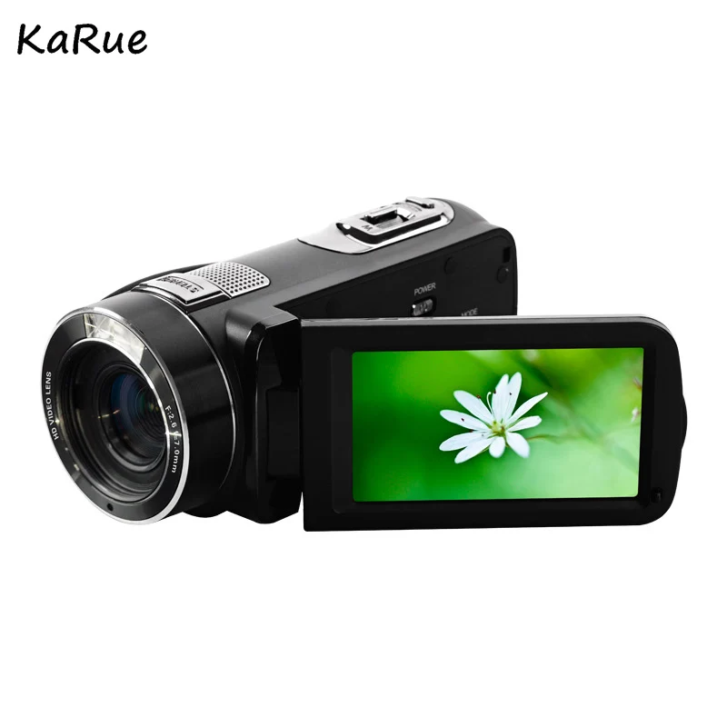 

Karue HDV-Z816x Digital Zoom Max. 24MP 1080P Full HD Digital Video Camera Camcorder with Digital Rotation LCD Touch Screen