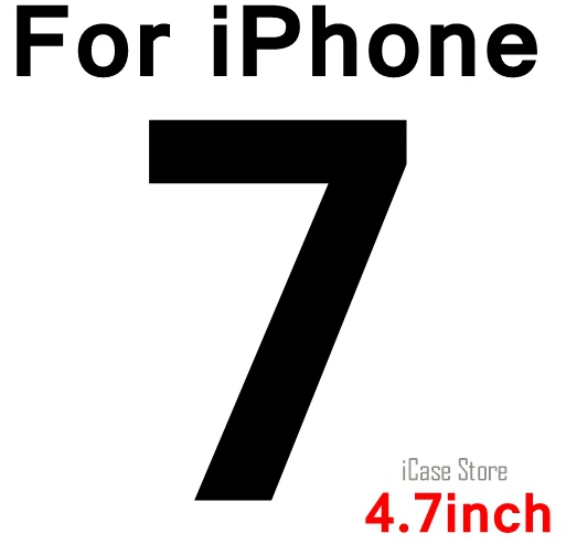 9H 0,26 мм закаленное стекло покрытие экрана для iPhone 4 4S 5 SE 5S 5C 6 6S 7 Plus Защитная пленка для экрана - Цвет: For iPhone 7