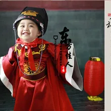 NvXiang женский костюм для девочки на день рождения, год, древнекитайский карнавальный костюм, костюм для маленькой девочки, 90cmH