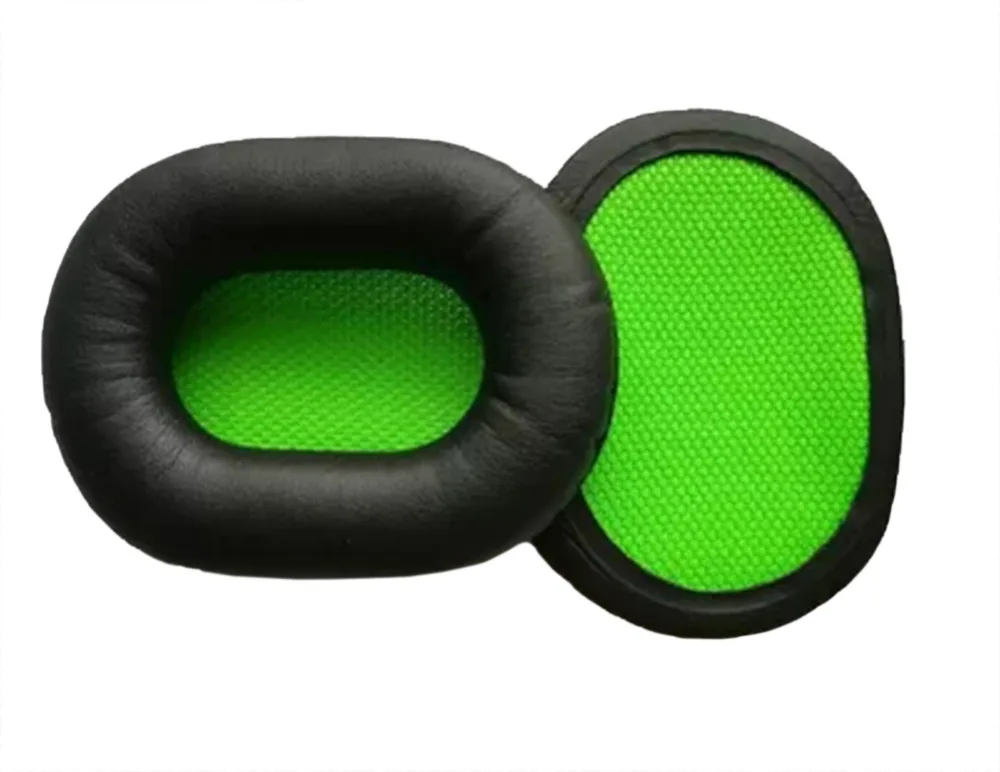 Whiyo 1 pair of Replacement Ear Pads Cushion Cover Earpads Pillow for Razer Battlefield 3 4 Headphones