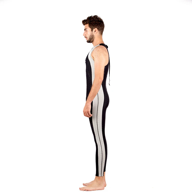 Male One Piece Swimsuit Black Sharkskin Bathing Suit Men Professional Sports Competition Athletic Outdoor Diving Beach Swimwear