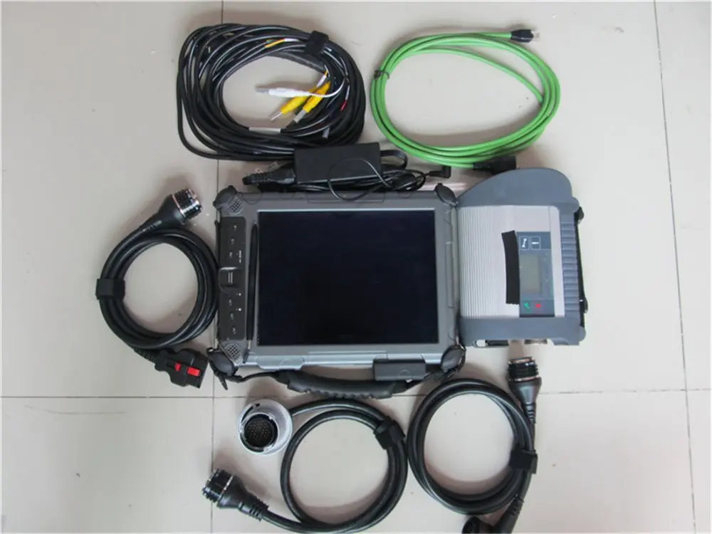  Auto Diagnose Laptop IX104 c5 TABLET PC mit sd schließen c4 + mb software ssd v2015.12 unterstützun