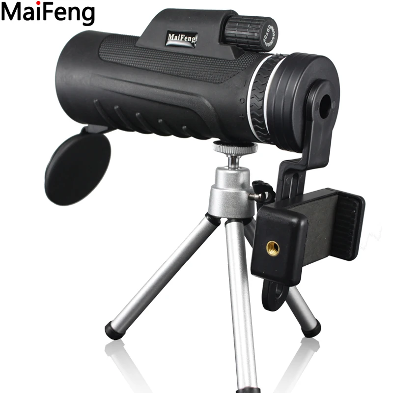 Мощный Монокуляр 40X60 HD телескоп высокое качество портативный монокуляр бинокль с держателем телефона штатив Lll ночное видение