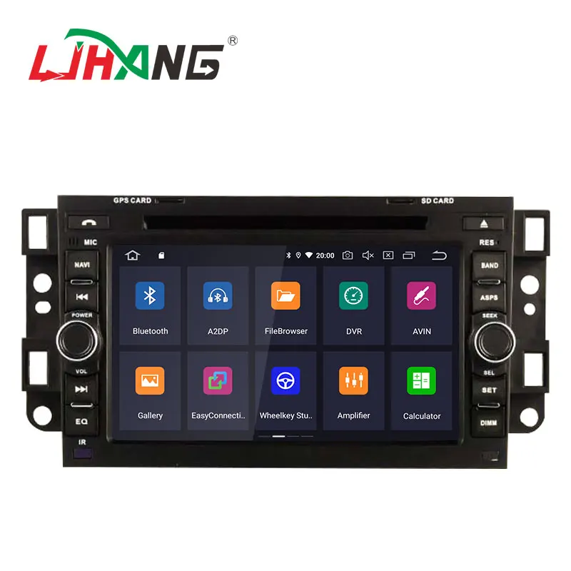 Perfect LJHANG 2 Din Car DVD Player Android 9.0 For Chevrolet Aveo Epica Captiva 2005-2011 WIFI Multimedia Stereo GPS Navi Car Radio RDS 1