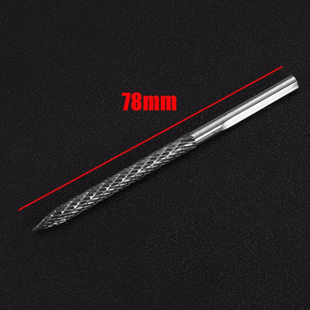 New 78X 4.5mm Carbon Steel Wheel Tire Repair Carbide Cutting Tool Drill Reamer Bit New