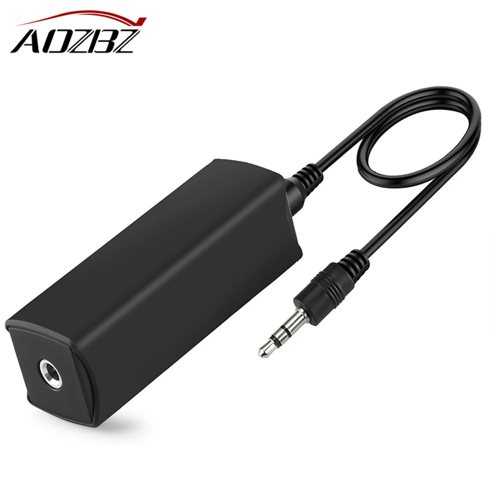 AOZBZ 3.5mm Aux Audio Noise Filter Ground Loop Noise Isolator for Car