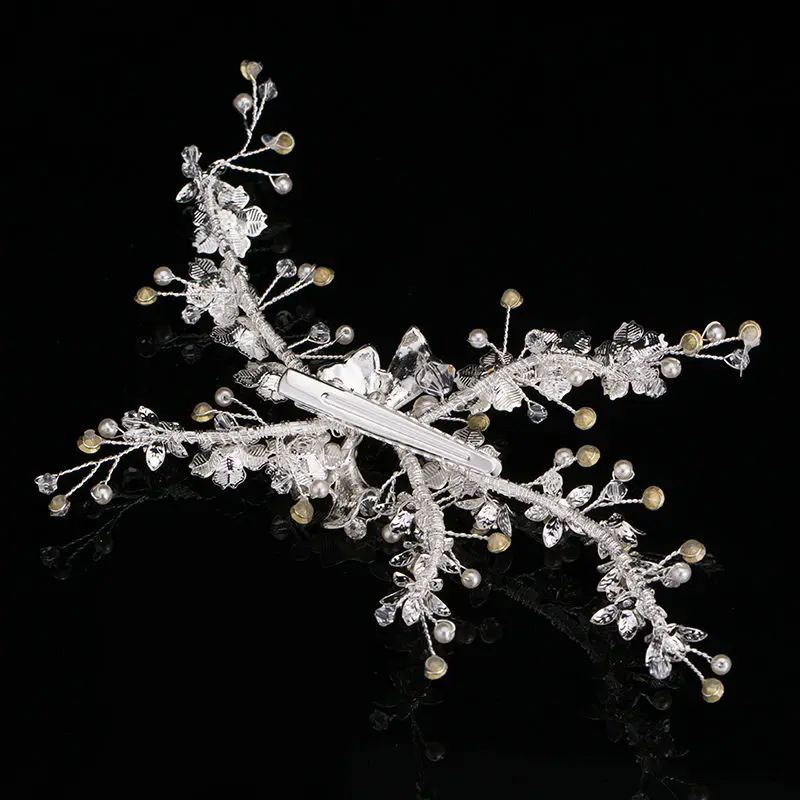 Hairpin  Flower Rhinestone  Zinc alloy (3)