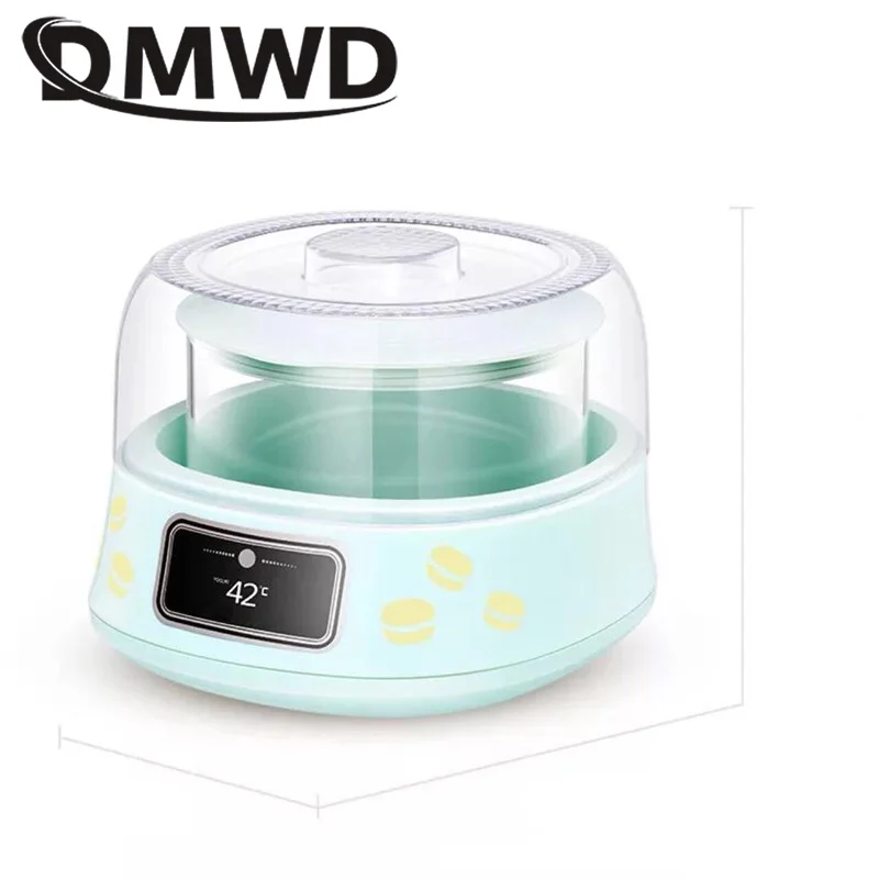 DMWD Mini Electric Yogurt Maker Automatic Multifunction Leben fermenter Glass Container Liner Natto Rice Wine Yoghurt Machine EU DMWD Mini Electric Yogurt Maker Automatic Multifunction Leben fermenter Glass Container Liner Natto Rice Wine Yoghurt Machine EU