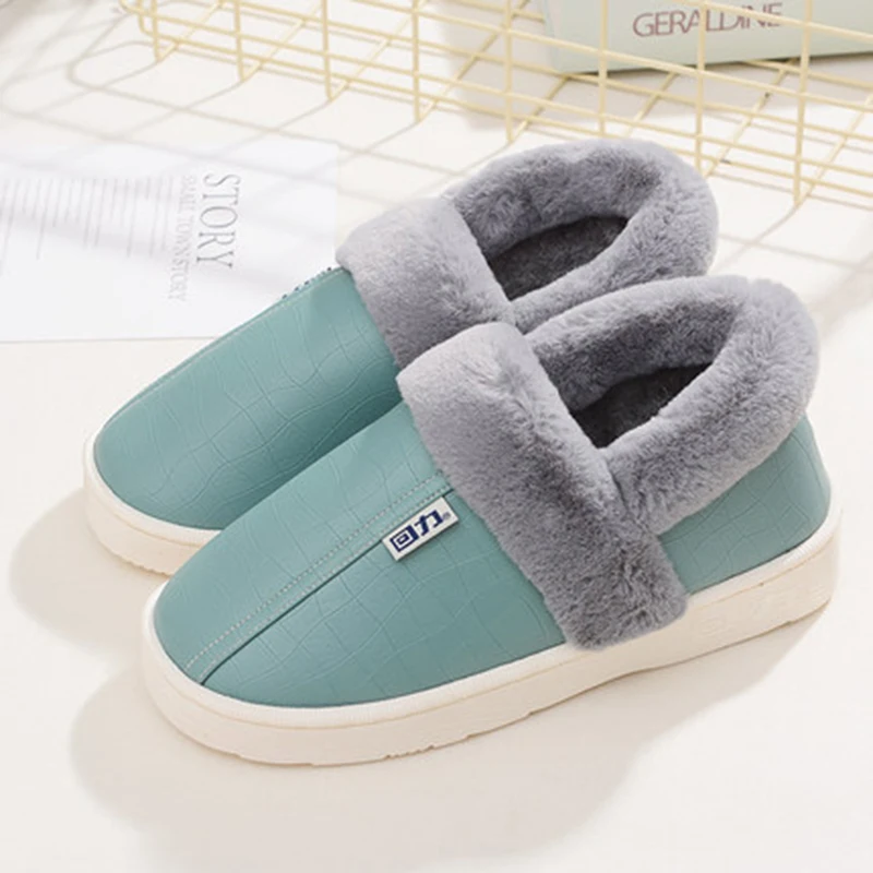 

Flip Flops Shoes Indoor Women Rubber Solid Woman 2018 New Winter Slippers Fashion House Slippers Comfortable Platform Shoes