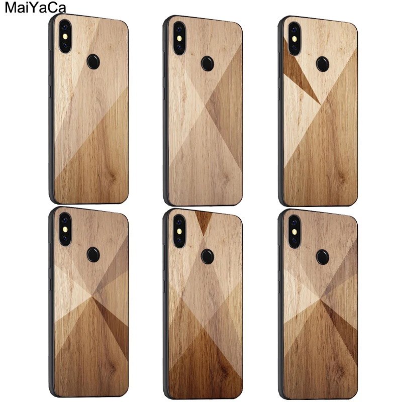

MaiYaCa GEOMETRIC WOOD COLLECTION TPU Case For Xiaomi Redmi Note 5 Pro 5A 7 4X 6Pro 6A S2 Mi8 Mi 9 6 Plus 6X F1 Max 2 3 Capa