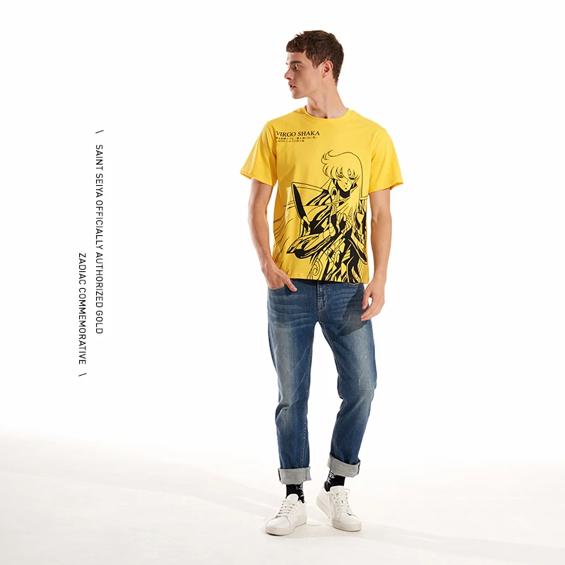TEE7 Мужская Повседневная футболка с коротким рукавом, футболка с принтом «Дева сарга», летняя Модная Тонкая футболка