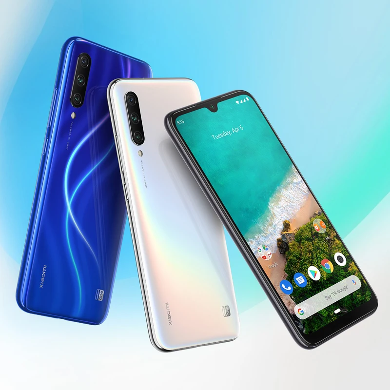  In Stock Global Version Xiaomi Mi A3 MiA3 4GB 128GB Smartphone Snapdragon 665 48MP Triple Cameras 3
