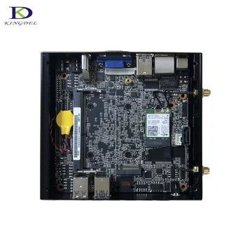 

Free Shipping DDR4 computers intel kaby lake celeron 3855u dual core fanless mini pc windows10 Support HDMI VGA up to 16G RAM