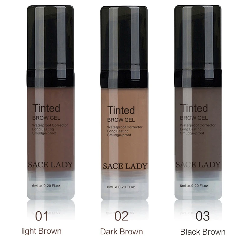 SACE LADY Long Lasting Brows Gel Eyebrow Enhancer Beauty Eyes Makeup Peel Off Dye Eyebrow Wax Paint Tint Color Tool 3 Colors SACE LADY Long Lasting Brows Gel Eyebrow Enhancer Beauty Eyes Makeup Peel Off Dye Eyebrow Wax Paint Tint Color Tool 3 Colors
