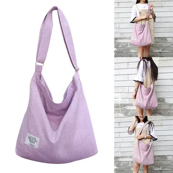 

Women Canvas Handbag Casual Top Handle Tote Bag Crossbody Shoulder Bag Shopping Bags Best Sale-WT