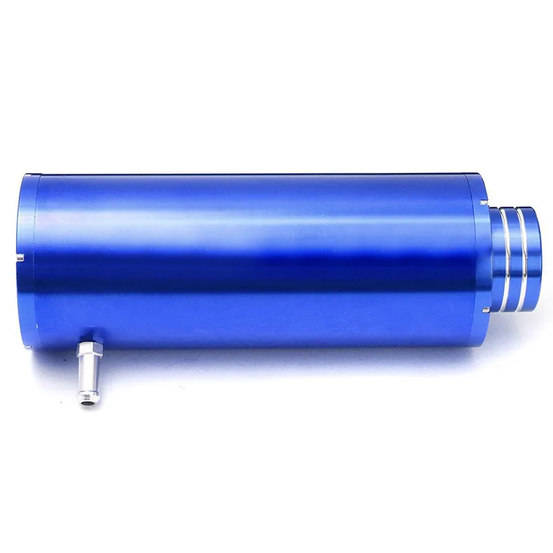 1set Blue  800ml Unbiversal Overflow Catch Tank Radiator Coolant Cooling Aluminum Alloy Catch Tank Overflow Reservoir