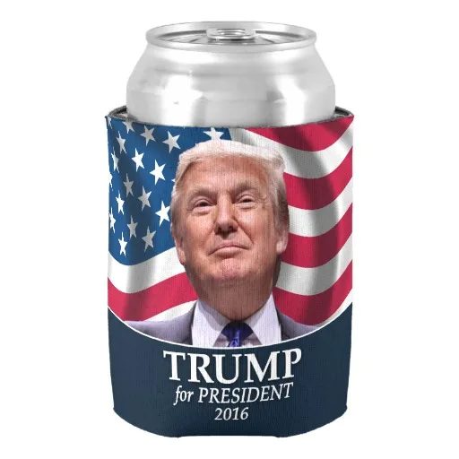 Popular Donald font b Trump b font Photo President 2016 Can Cooler Stylish Neoprene Beverage Insulator