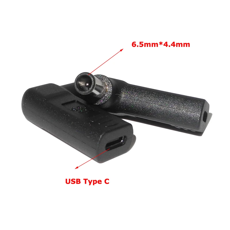 

Dc Power Adapter Plug Converter USB Type C Female to 6.0x4.4mm 6.5*4.4mm Male Dc Connector Jack Tip for Sony Viao Laptop Charger