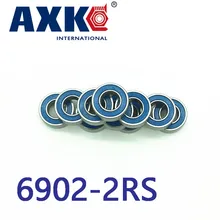 2021 Nieuwe Collectie Nieuwe Staal Rolamentos Gratis Verzending 4Pcs 15X28X7 Blauw Rubber Lagers Abec-3 6902 2rs