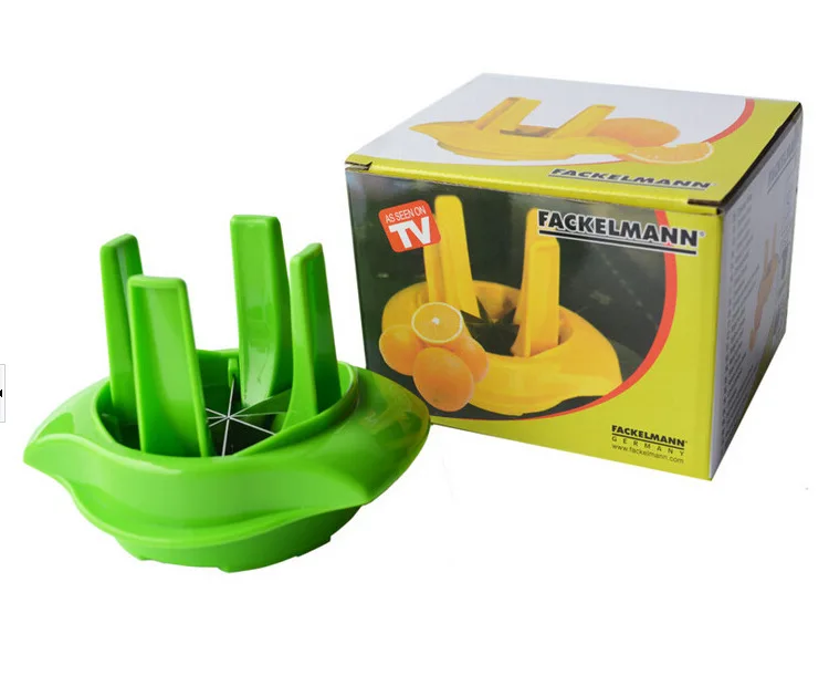 1PC Lemon Lime Orange Slicer Wedger Cutter Squeezer Fruit Garnish Peelers  Splitter Kitchen Tool, Color Random