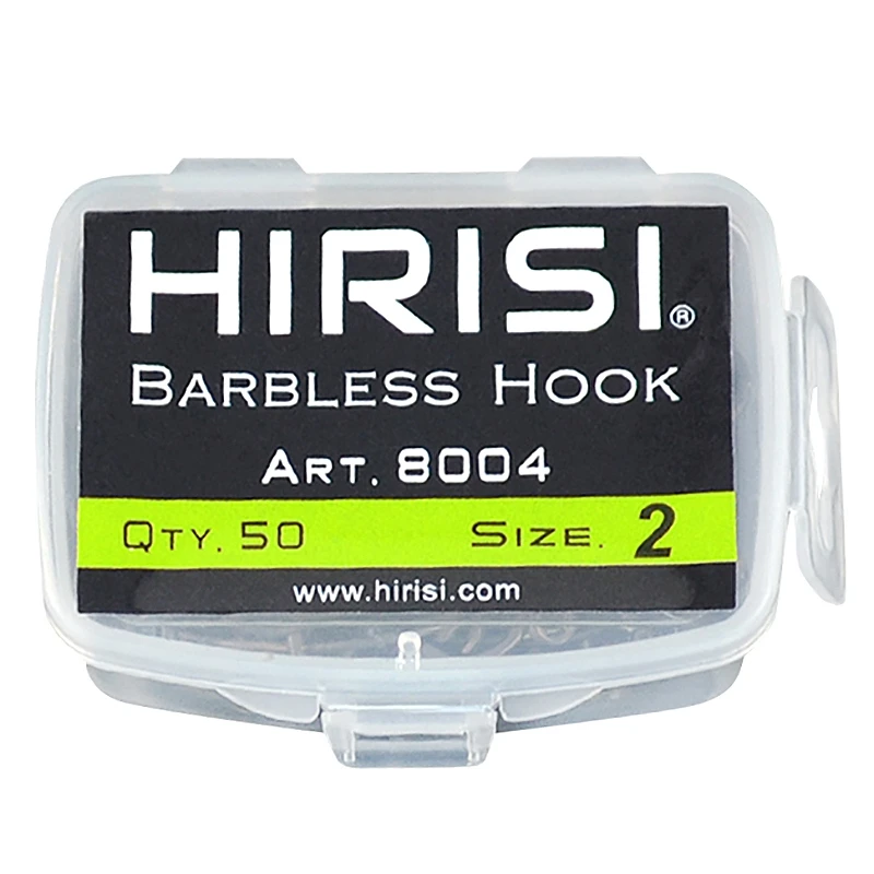 

Hirisi 100 Pcs Carp Fishing Hook Non-Barb Fishhooks Stainless Steel