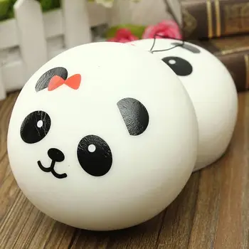 

10CM Panda/Bear/Bread Soft Slow Rising Squeeze Kids Toys Cute 3D Animal Mobile Phone Straps Kids Gifts Wholesale