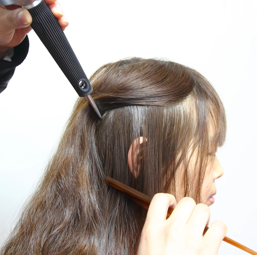 Керамическая щетка для волос термальная Керамическая ионная круглая щетка для волос алюминиевая расческа-трубка двухсторонняя круглая щетка 25-60 мм