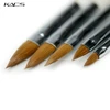 KADS Kolinsky Sable Acrylic Brush Size 2#/4#/6#/8#/10# Acrylic Brush Professional Black Kolinsky Sable Acrylic Nail Brushes 3