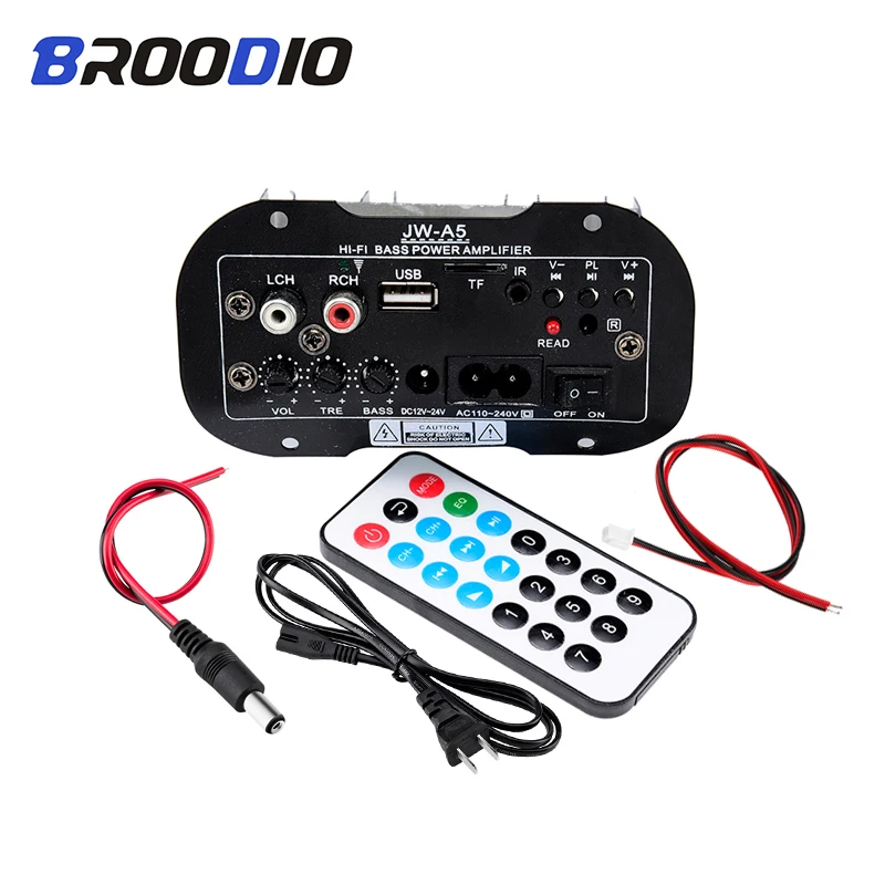 

Car Subwoofer Amplifier Support Bluetooth Stick Power Audio Amplifier 220V12V 24V Sound Amplificador USB TF Player DIY Speakers