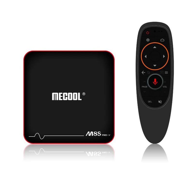 

MECOOL M8S PRO W Smart TV Box S905W 2GB RAM 16GB ROM Set-top Box With Android TV OS Support Voice Input Control 4K Media Player