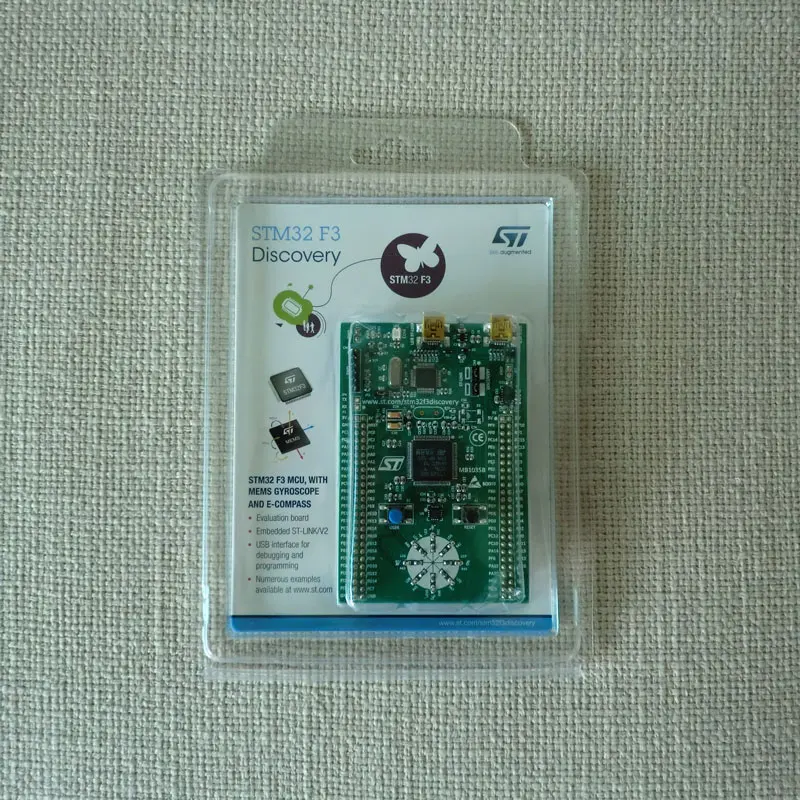 

1 pcs x STM32F3DISCOVERY Development Board ARM STM32F3 Discovery 32-Bit ARM M4 72MHz with STM32F303VCT6 MCU