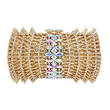 Роскошные Crystal encrusted Сумки Для женщин со стразами Цвет серебристый, Золотой вечерняя сумочка; BS010 для вечерние кошелек Пром Ежедневные клатчи Bling Банкетный Сумки 88169