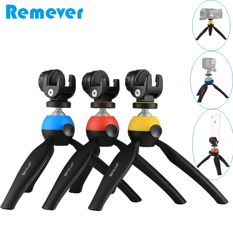 

New Mini tripod with Phone holder for Iphone Xiaomi Samsung Android Phones Portable Tripod Stand for Gopro Hero DV SLR Cameras