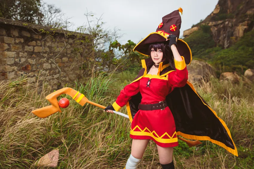 KonoSuba Megumin Косплей Костюм на заказ любой размер