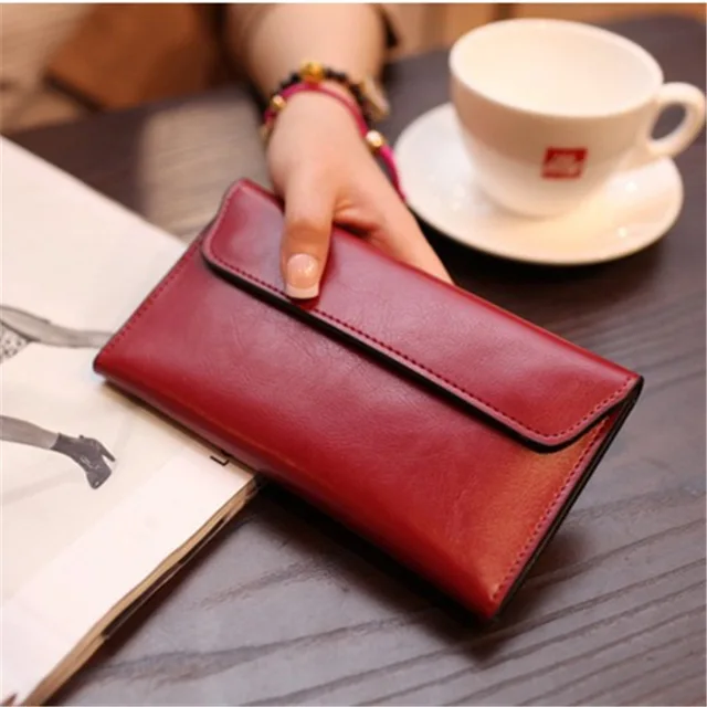 Long Magnetic Buckle Clutch