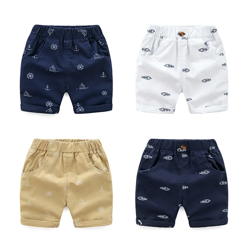 

BibiCola boys shorts pants kids clothing Summer Children Cotton Shorts Baby Boys Fashion Pants boys beach pant shorts