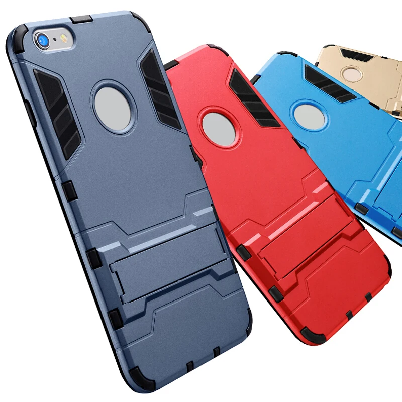 

Phone Case For 6S 6 7 Plus X XS Max Armor Hybrid Silicone Hard Case For iPhone XR XS 8 Plus 5 5S SE 6 Plus Iron Man Cases Fundas