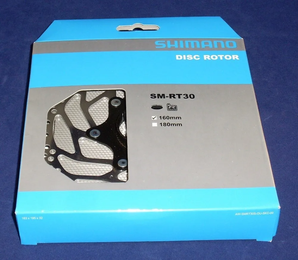 Shimano A L T U S велосипедный SM-RT30 центральный дисковый тормоз ротор MTB части велосипеда-160 мм/180 мм