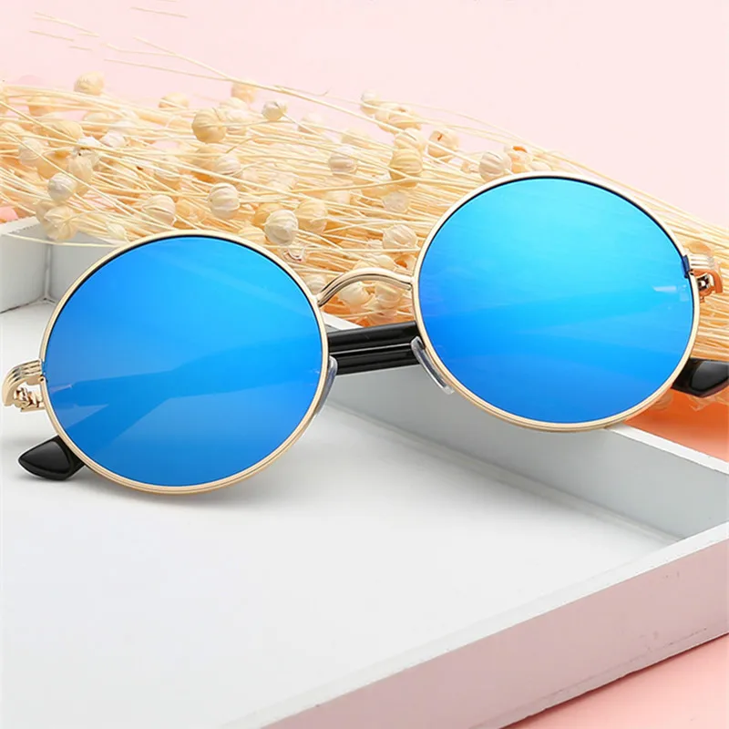 2019 New Fashion glasses Women men Fashion retro roundness colours Girls Sunglasses summer  colors  UV400 glasses